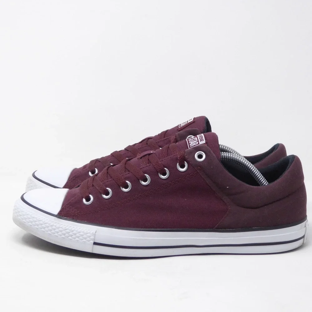 Converse Mens Madison Shoes Burgundy Chuck Taylor All Star Low Top 11.5 - Picture 4 of 9